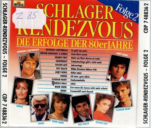 cd   /   Schlager Rendezvous - Folge 2 - Die Erfolge Der 80e, CD & DVD, CD | Autres CD, Enlèvement ou Envoi