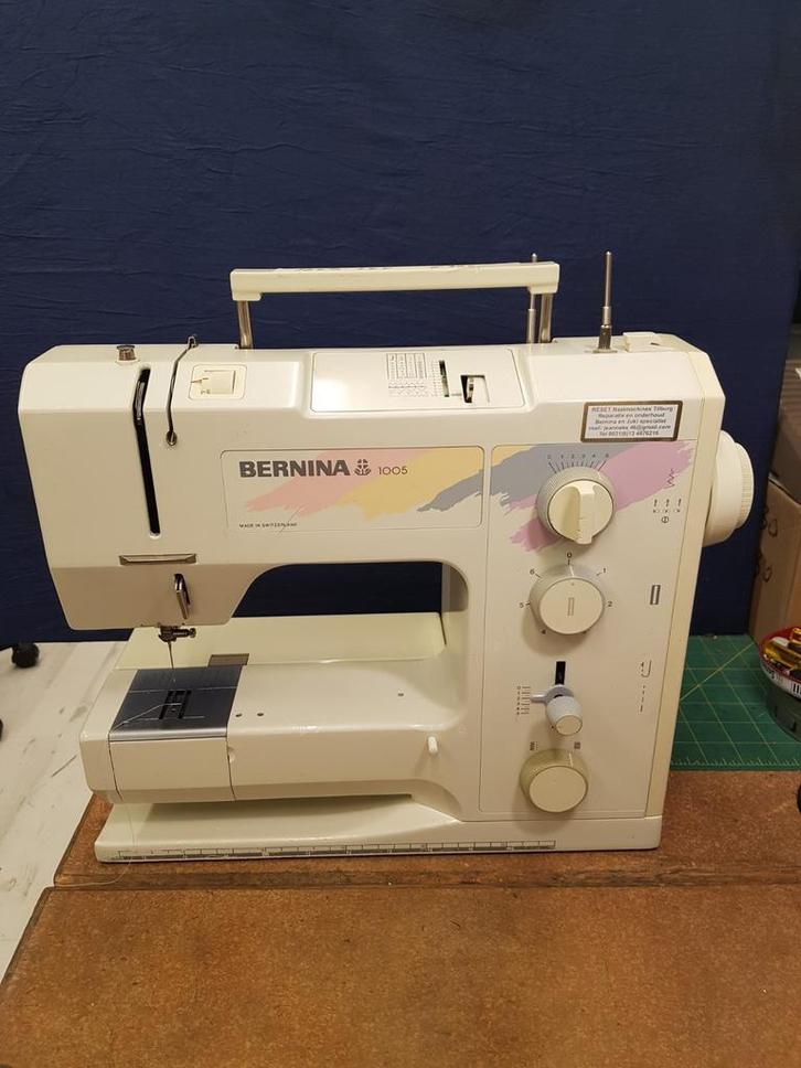Bernina 1005 zgan met garantie, Hobby en Vrije tijd, Naaimachines en Toebehoren, Zo goed als nieuw, Bernina, Ophalen of Verzenden