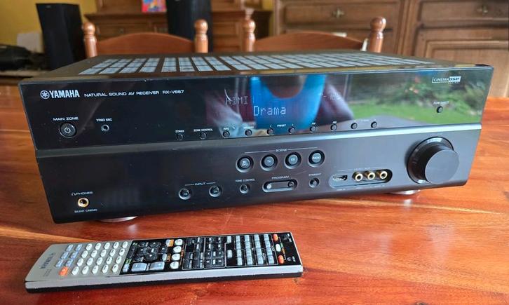 Yamaha DTS-HD DOLBY HDMI home cinema-versterker, Audio, Tv en Foto, Versterkers en Ontvangers, Gebruikt, 7.1, 120 watt of meer