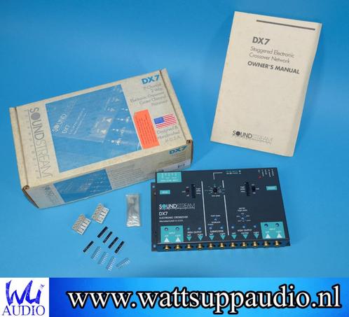 Soundstream DX7 Pocessor /7 kanaals 2weg crossover USA Made, Auto diversen, Autospeakers, Gebruikt, Ophalen of Verzenden