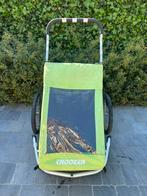 Crooze fietskar 2 kinderen met babyzitje en toebehoren, Fietsen en Brommers, Ophalen, Gebruikt, Opvouwbaar, Croozer