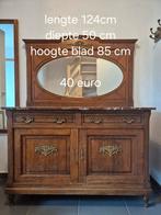 Antieken kast met marmeren blad, Ophalen