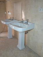Tweedelige vrijstaande wastafel in art deco, Huis en Inrichting, Ophalen, Zo goed als nieuw