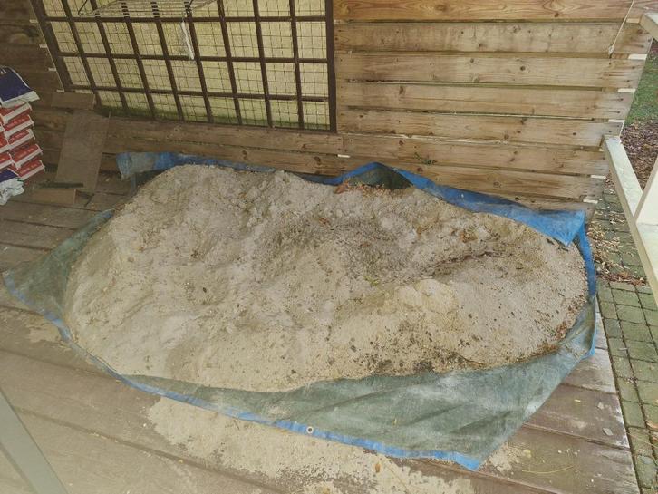 Gratis wit zand met hier en daar kleine steentjes, Tuin en Terras, Zand, Gebruikt, Overige typen, Ophalen