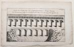 Ets/Gravure Aquaduct Pont-du-Gard 1744/1764 architectuur, Enlèvement ou Envoi