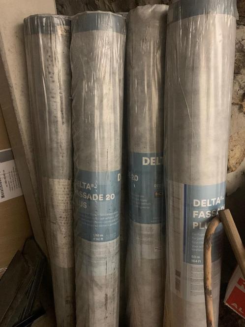 Pare pluie neuf delta fassade 20 plus 1,5x50m, Doe-het-zelf en Bouw, Zeil en Folie, Nieuw, Doek, 15 m² of meer, Ophalen