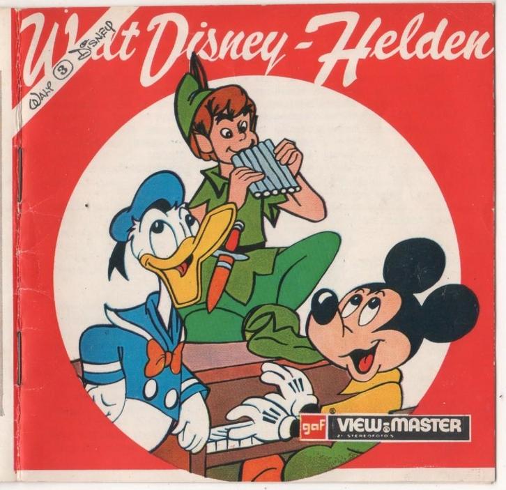 View-master Walt-Disney Helden B 523 NL, Antiek en Kunst, Antiek | Speelgoed, Ophalen of Verzenden