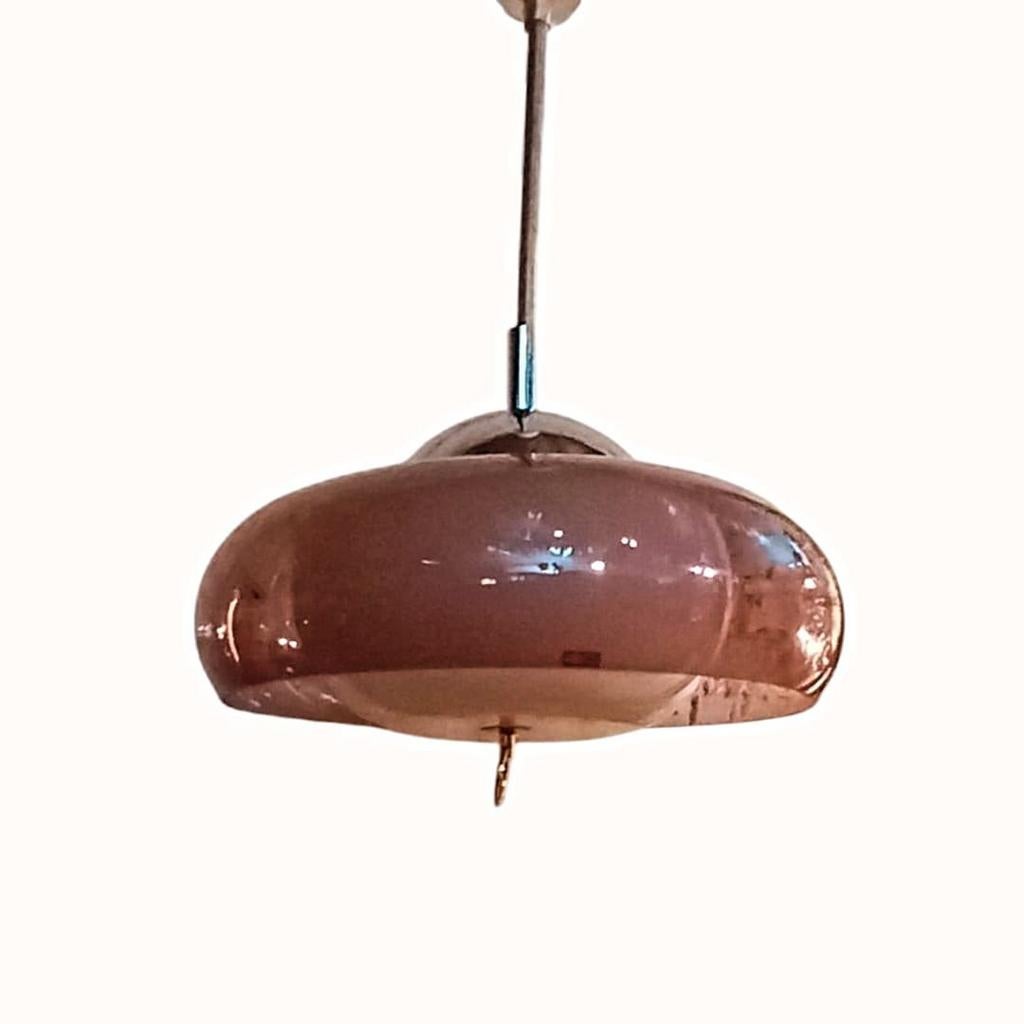 Lustre suspension Vintage Space Age Euro Design 1960's, Antiquités & Art, Antiquités | Éclairage, Enlèvement