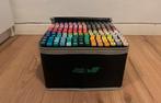 166pc dubbelzijdige markers, Hobby en Vrije tijd, Ophalen of Verzenden, Zo goed als nieuw, Potlood of Stift