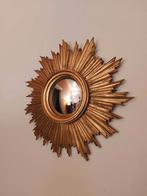 Mid-century zonnespiegel, sunburst spiegel, 1960s, Moins de 100 cm, Rond, Comme neuf, Enlèvement