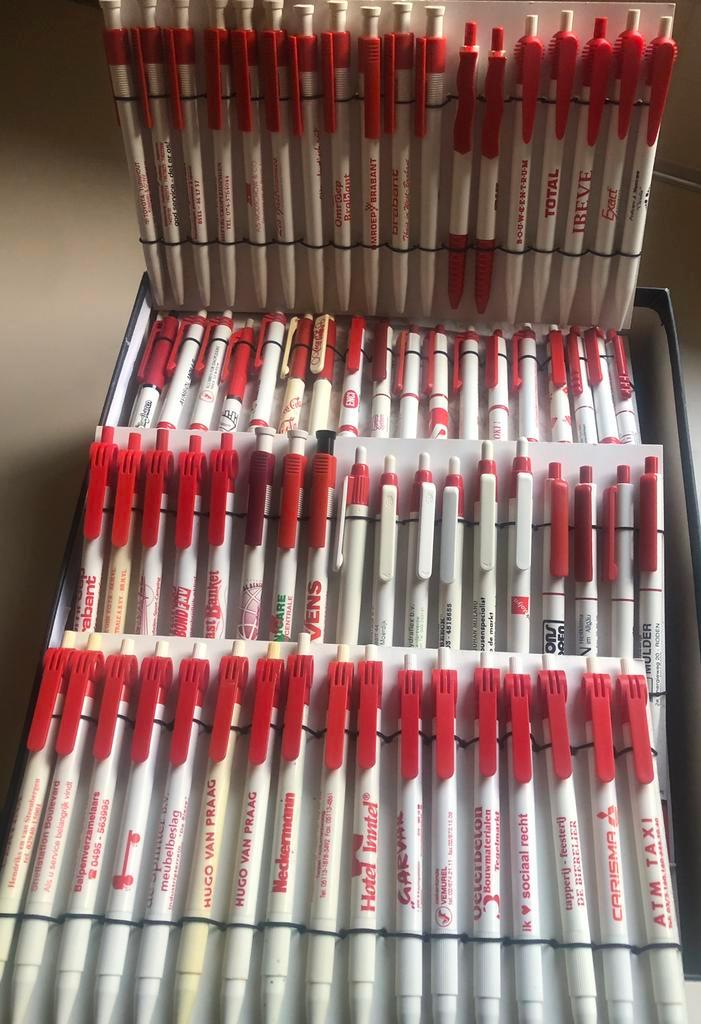 Balpennen met reclame, Verzamelen, Pennenverzamelingen, Met reclame, Ophalen