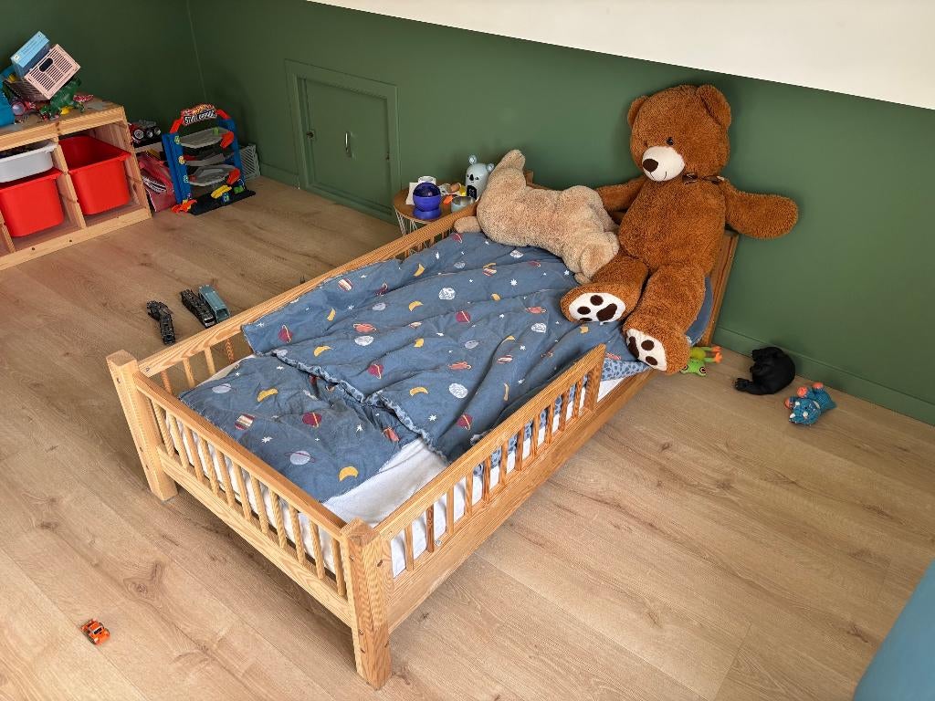 Junior bed TOMMY 80 x 160 cm, 70 tot 85 cm, 140 tot 160 cm, Zo goed als nieuw, Ophalen