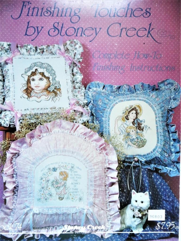 Touches finales, point de croix compté Stoney Creek, Enlèvement ou Envoi, Comme neuf, Broderies à la main, Patron