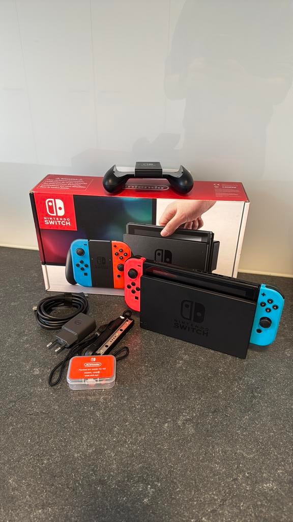 Hackbare Nintendo Switch v1 + Hekate + Topgames!, Games en Spelcomputers, Spelcomputers | Nintendo Switch, Zo goed als nieuw, Ophalen