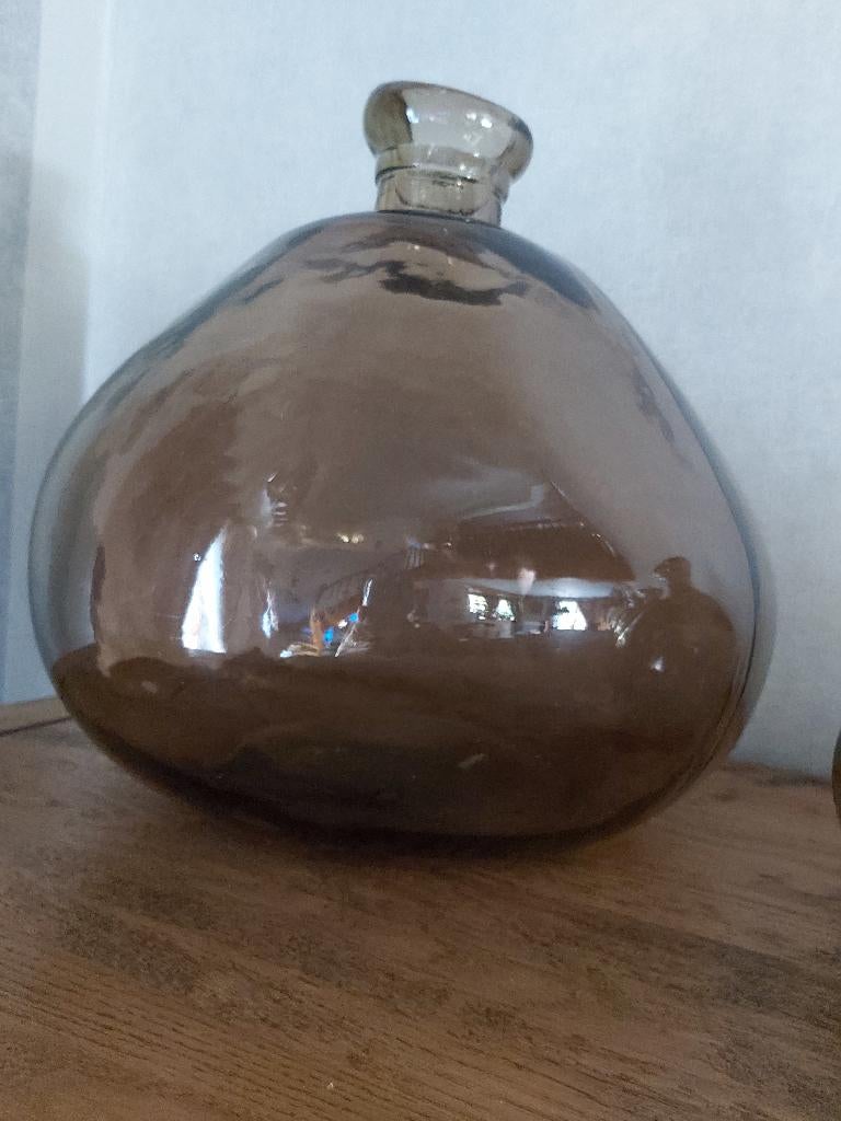 Dame Jeanne vaas, Ophalen, Zo goed als nieuw, Glas, Minder dan 50 cm