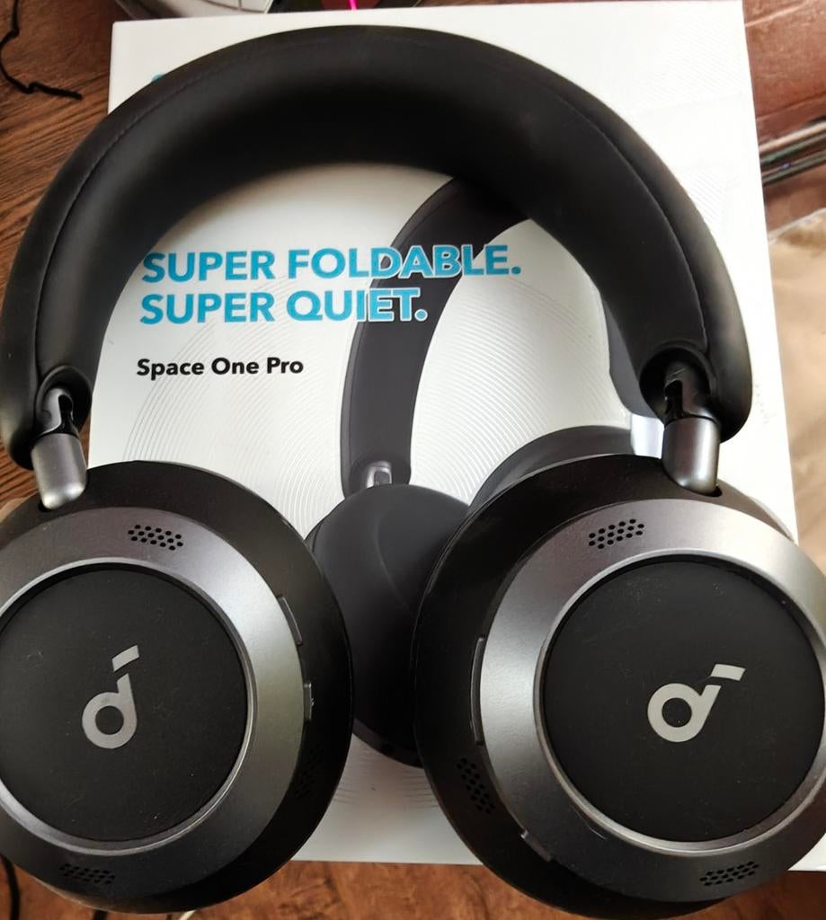 Soundcore space one PRO bluetooth headphone, Ophalen of Verzenden, Bluetooth