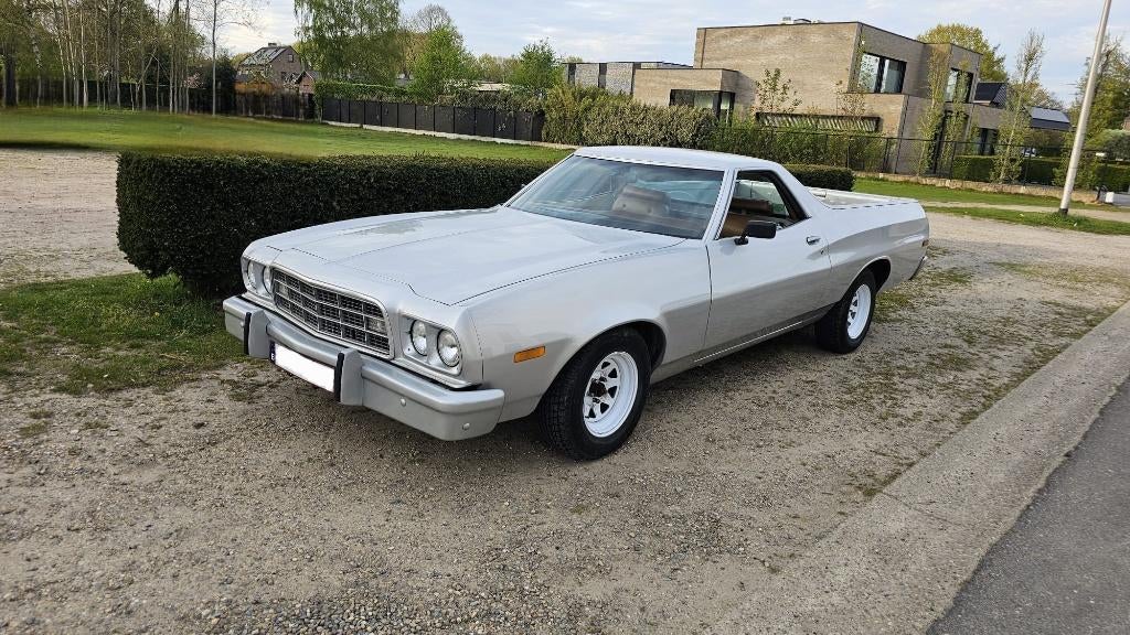 Ford Ranchero Torino V8 1974 pick-up coupé, Auto's, Ford, Bedrijf, Te koop, Overige modellen, LPG, Coupé, 2 deurs, Automaat, Zilver of Grijs