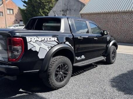 Ford Ranger Raptor DC, Auto's, Ford, Automaat, 4 deurs, Zwart, Leder