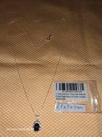 Pendentif en argent massif avec opale noire d'Éthiopie, Neuf, Argent, Argent, Avec pierre précieuse