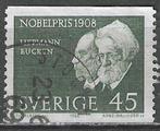 Zweden 1968 - Yvert 610 - Nobelprijswinnaars in 1908 (ST), Verzenden, Zweden, Gestempeld
