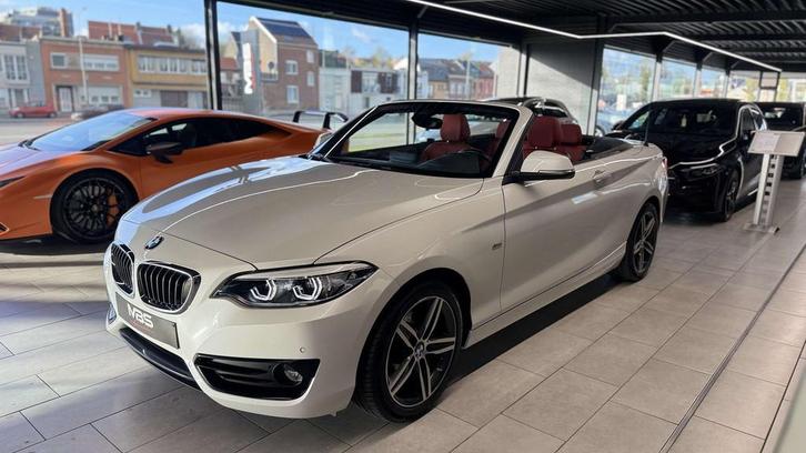 BMW 2 Serie 218 Cabrio* AUTO* XENON* NAVI* CLIM* CRUISE*, Auto's, BMW, Bedrijf, Te koop, 2 Reeks, ABS, Airbags, Airconditioning
