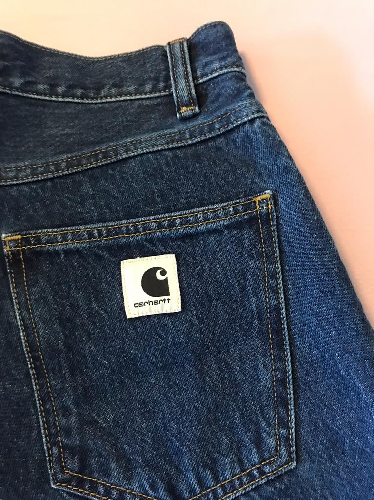 Carhartt jeans (XS), Carthartt, Ophalen of Verzenden, Zo goed als nieuw, Blauw