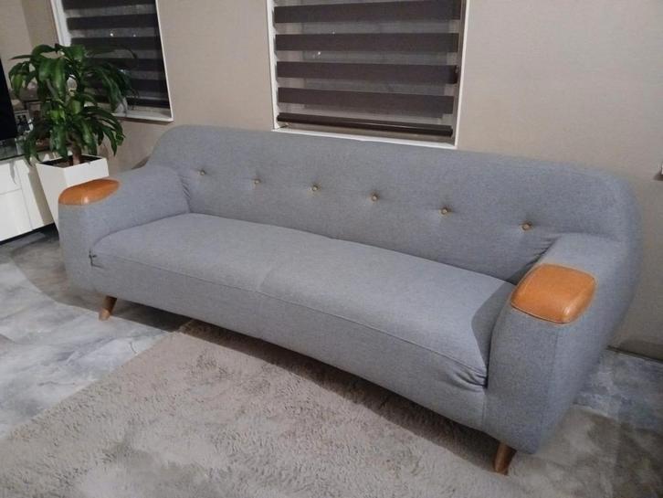 3 zitsbank van Montel Lana wool kleur grijs Ophalen Nederlan, Maison & Meubles, Canapés | Salons, Enlèvement