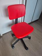 bureaustoel, Huis en Inrichting, Ophalen, Zo goed als nieuw, Rood, Bureaustoel