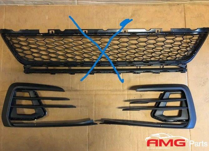 VW Golf 7.5 GTI GTD Facelift Voorbumper Mistlamp Rooster, Auto-onderdelen, Carrosserie, Bumper, Volkswagen, Voor, Nieuw