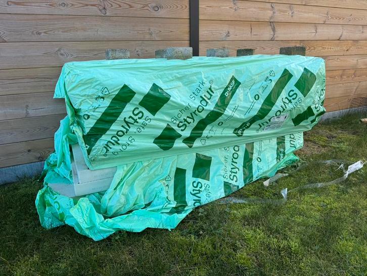 12 XPS platen van 125x60x5 cm, Bricolage & Construction, Isolation & Étanchéité, Neuf, Isolation de sol, Isolation des murs, Isolation de toiture