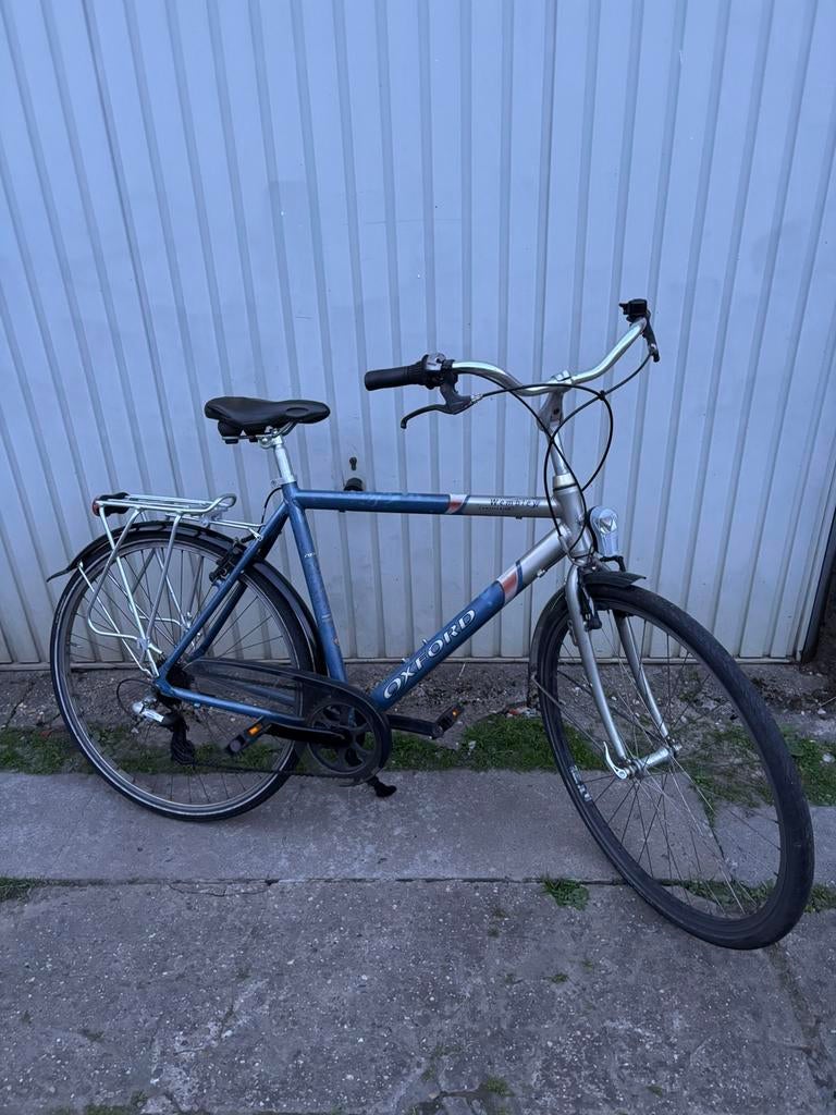 Oxford herenfiets, Fietsen en Brommers, Fietsen | Heren | Herenfietsen, Gebruikt, Versnellingen, 53 tot 57 cm, Ophalen