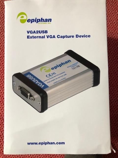 epiphan vga2usb, TV, Hi-fi & Vidéo, Convertisseurs, Enlèvement, Utilisé