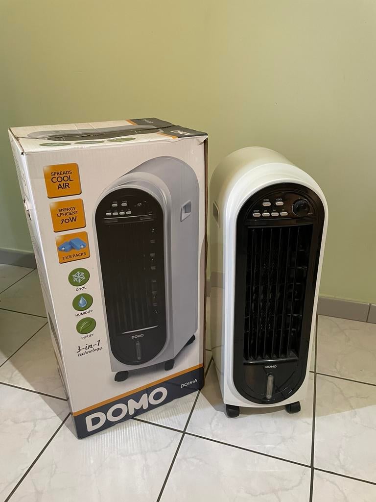Climatiseur mobile DOMO DO151A et refroidisseur d'air, Electroménager, Climatiseurs, Enlèvement, Comme neuf, Climatiseur mobile