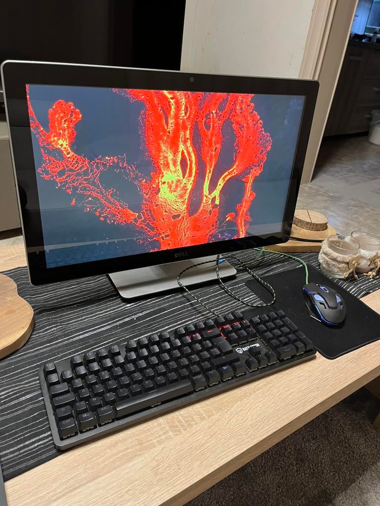 Dell pc 27” touchscreen i7, Informatique & Logiciels, Ordinateurs de bureau, Enlèvement, Comme neuf, SSD