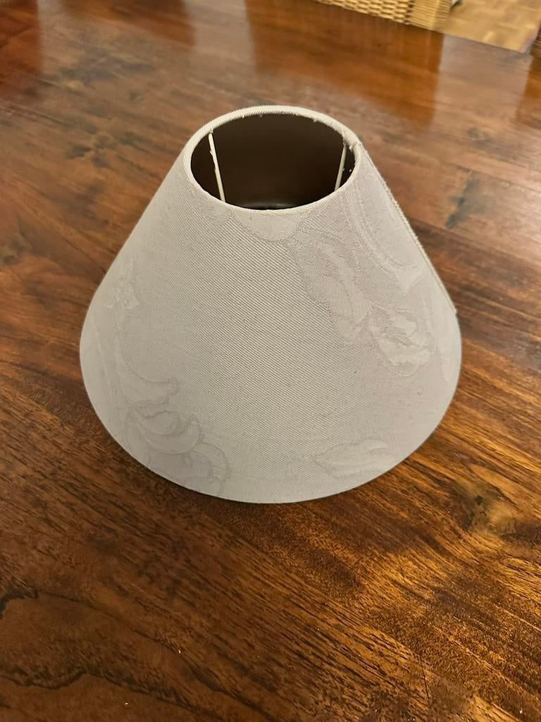 Grijze lampenkap, Maison & Meubles, Lampes | Abat-jour, Moins de 25 cm, Gris, Klassiek, Rond