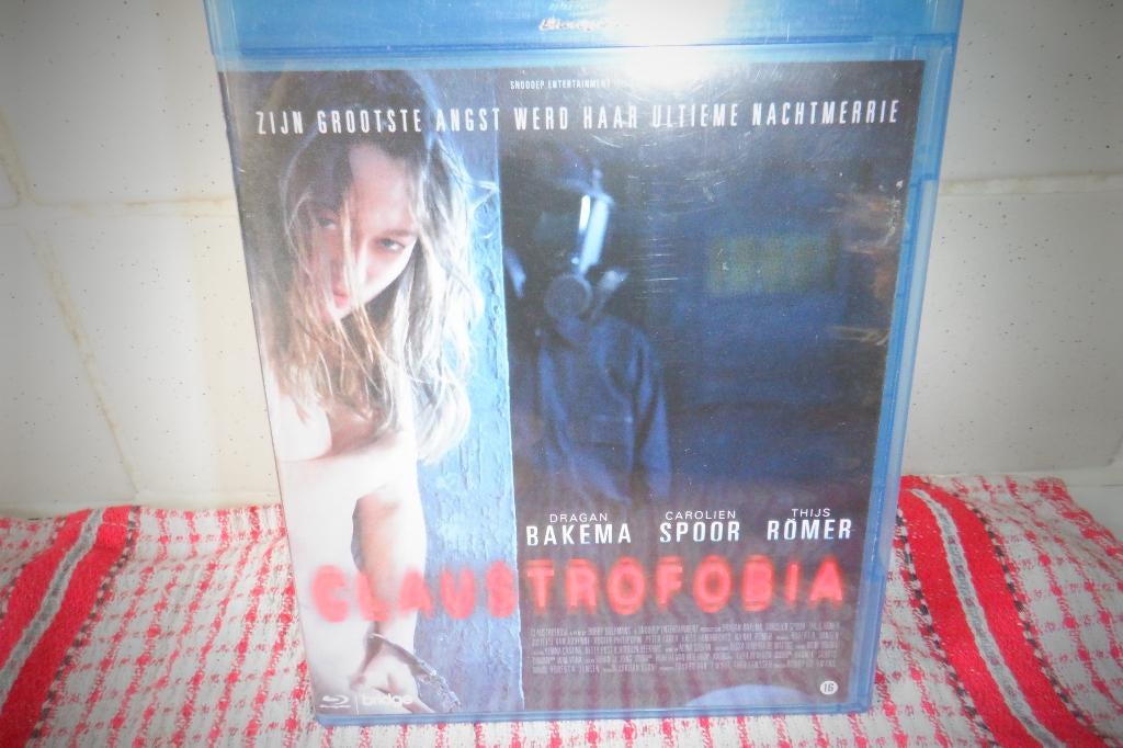 BLU RAY Claustrofobia., Cd's en Dvd's, Ophalen of Verzenden, Zo goed als nieuw, Thrillers en Misdaad