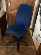 Blauwe bureaustoel, Enlèvement, Bleu, Chaise de bureau