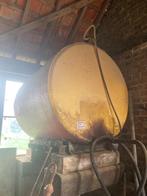 Ronde mazouttank 1200l ideaal voor vuurkorf te maken, Doe-het-zelf en Bouw, Verwarming en Radiatoren, Ophalen