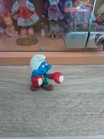 smurfsmurf 20419 boxersmurfen in rode handschoenen, Verzamelen, Smurfen, Verzenden, Zo goed als nieuw, Potige Smurf, Poppetje, Figuurtje of Knuffel