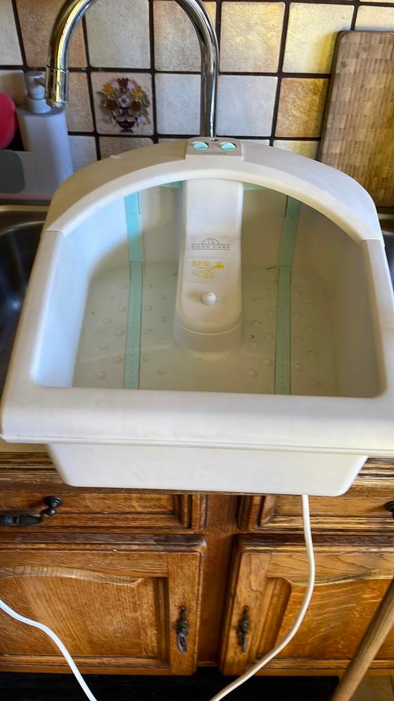 Elektrische voetbad, Electroménager, Équipement de Soins personnels, Enlèvement, Comme neuf, Soin des mains et des pieds