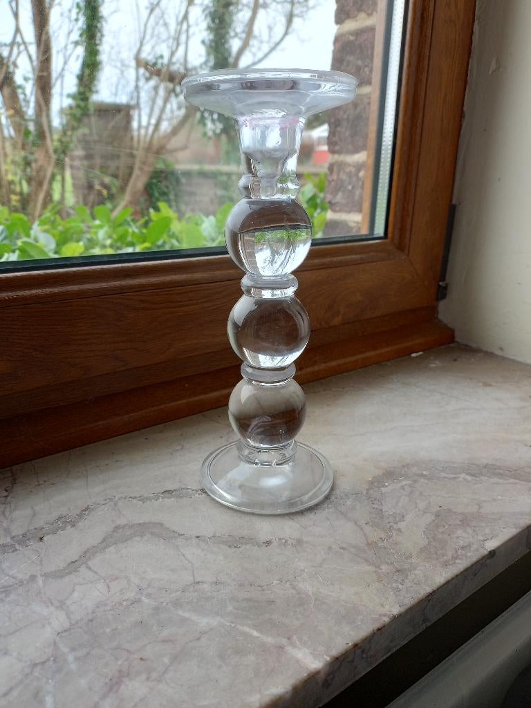 Bougeoir en verre, Antiquités & Art, Enlèvement ou Envoi, Verre