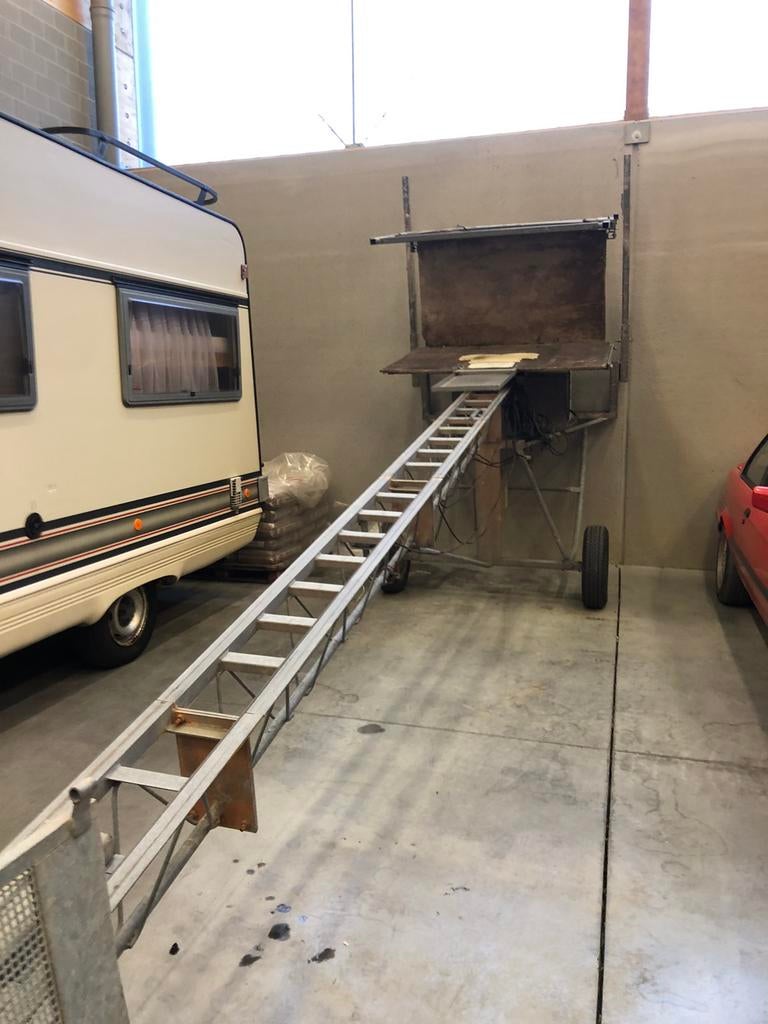 Bouwlift 220v 7,5m, Doe-het-zelf en Bouw, Ophalen, Gebruikt, Bouwlift