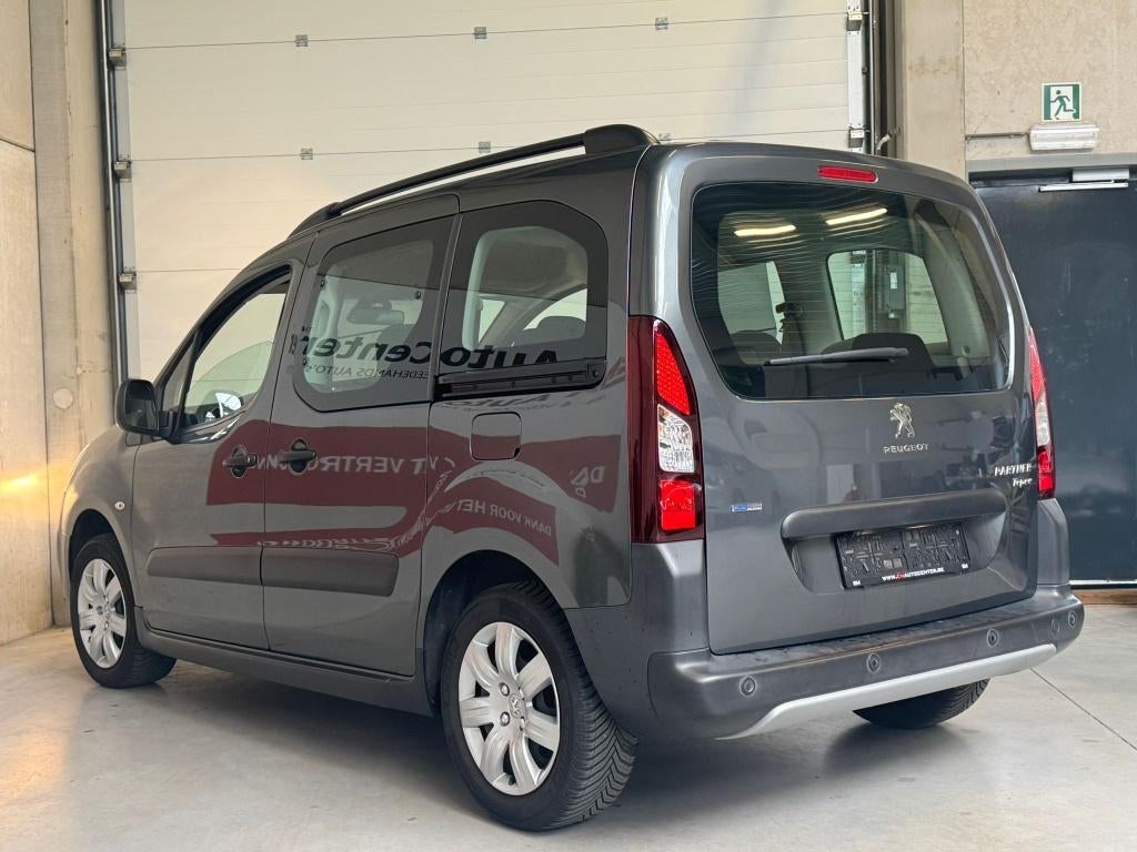 Peugeot Partner Tepee 1.2i Benzine 5pl Camera-GPS-Airco-Led, Argent ou Gris, Achat, Euro 6, Entreprise