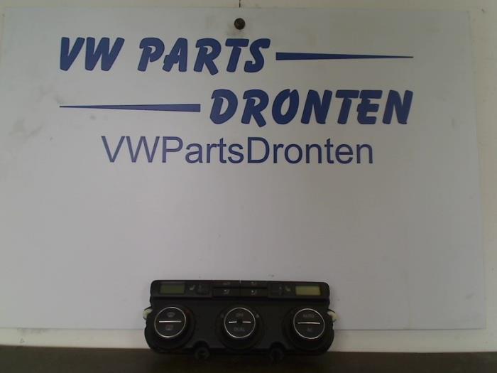 Airco bedieningspaneel van een Volkswagen Golf, Gebruikt, -, Volkswagen, -