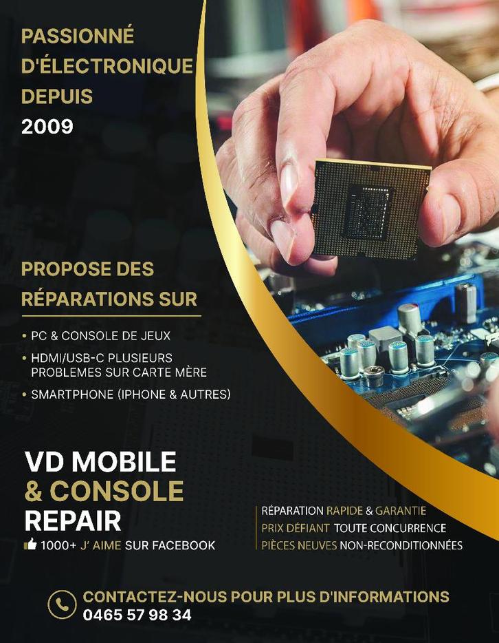 REPARATION PS5 - PS4 - xBOX - NiNTENDO SWITCH HDMI, Consoles de jeu & Jeux vidéo, Consoles de jeu | Sony PlayStation 5, Enlèvement ou Envoi