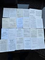 Zusters familienaam letter B 20 stuks, Verzenden, Bidprentje