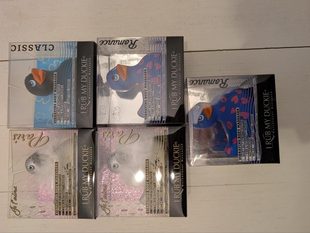 Lot de 5 I rub my duckies, Enlèvement