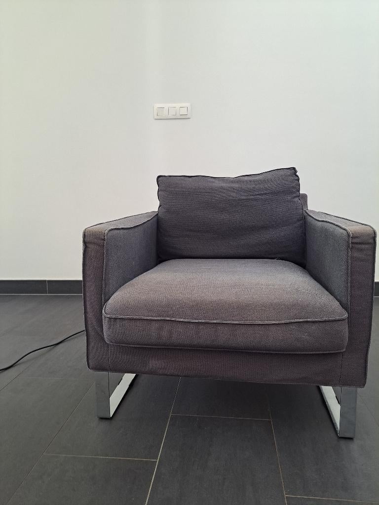 fauteuil, Enlèvement, Utilisé, Tissus