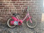Btwin 14 inch kleuterfiets kinderfiets roze, Enlèvement, Utilisé, Moins de 16 pouces, Stabilisateurs