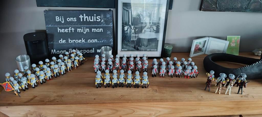 Playmobil zuiderlingen leger, Ophalen